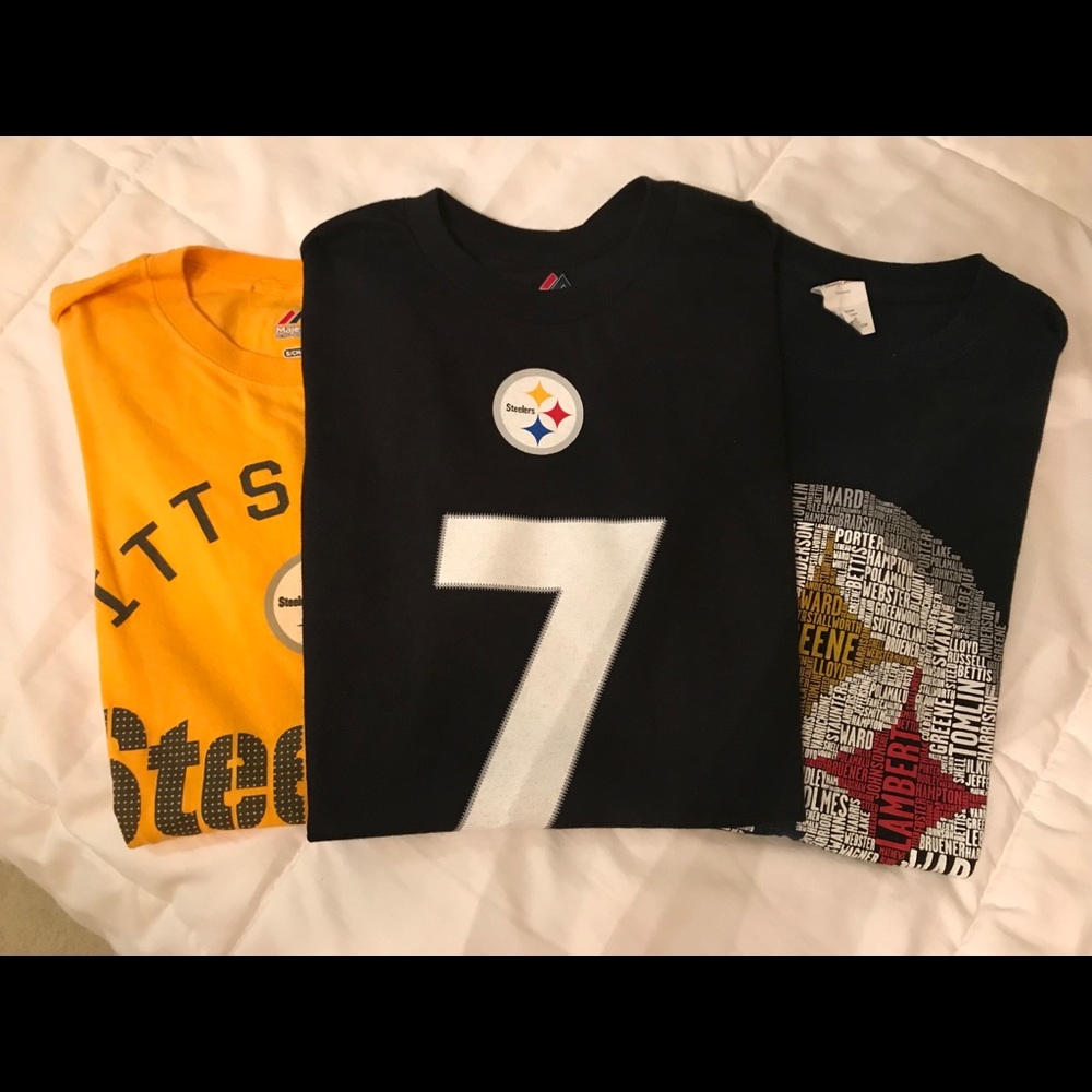 Lot of Steelers T-shirts